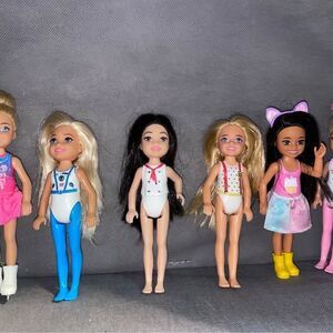 Mattel Barbie Chelsea dolls lot